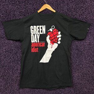 Green Day Presents American Idiot Album Pop Punk T-Shirt L